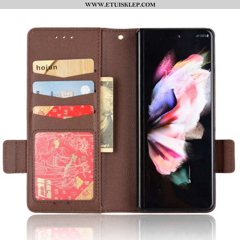 Etui Folio do Samsung Galaxy Z Fold 4 Winston Ze Sztucznej Skóry